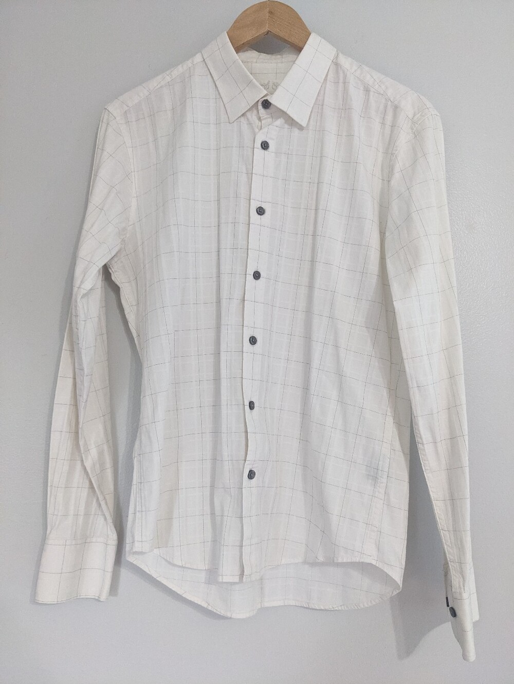 Cody James Shirt Button down Men's Size Large White Striped  Western Long Sleeve